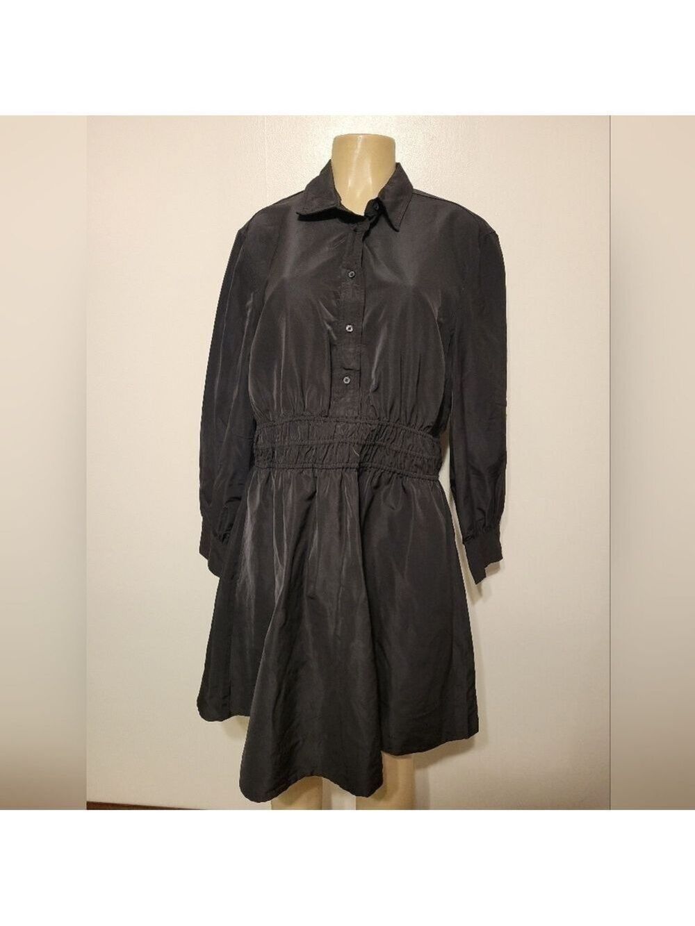 Free Assembly Womens Dress Black Pullover Sleek XL - Picture 2 of 6